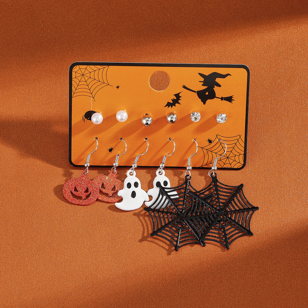 Cartoon Halloween Earrings Set