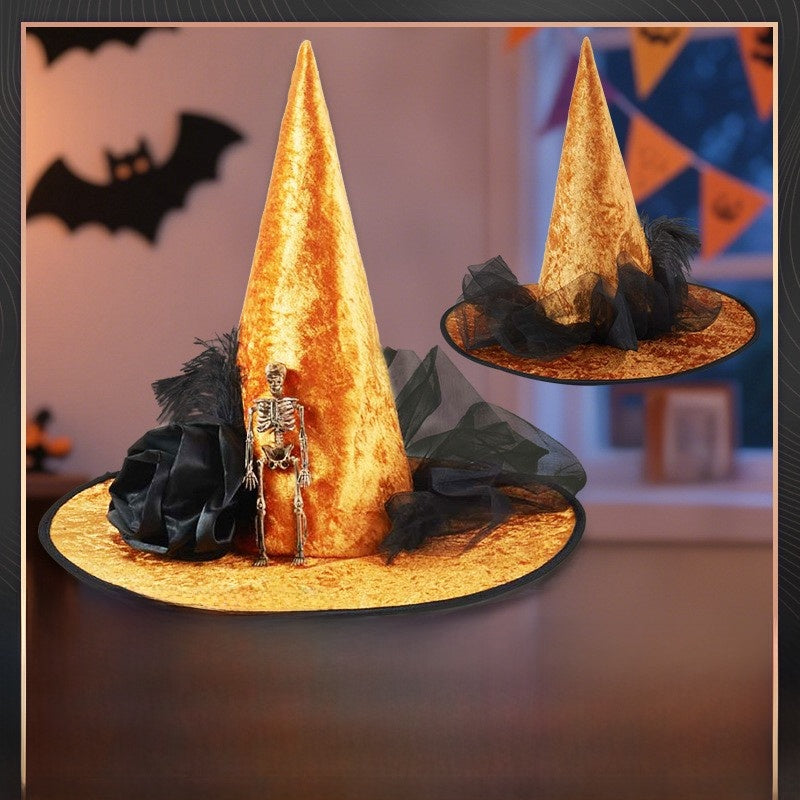 Halloween Witch Costume Hat - Polyester