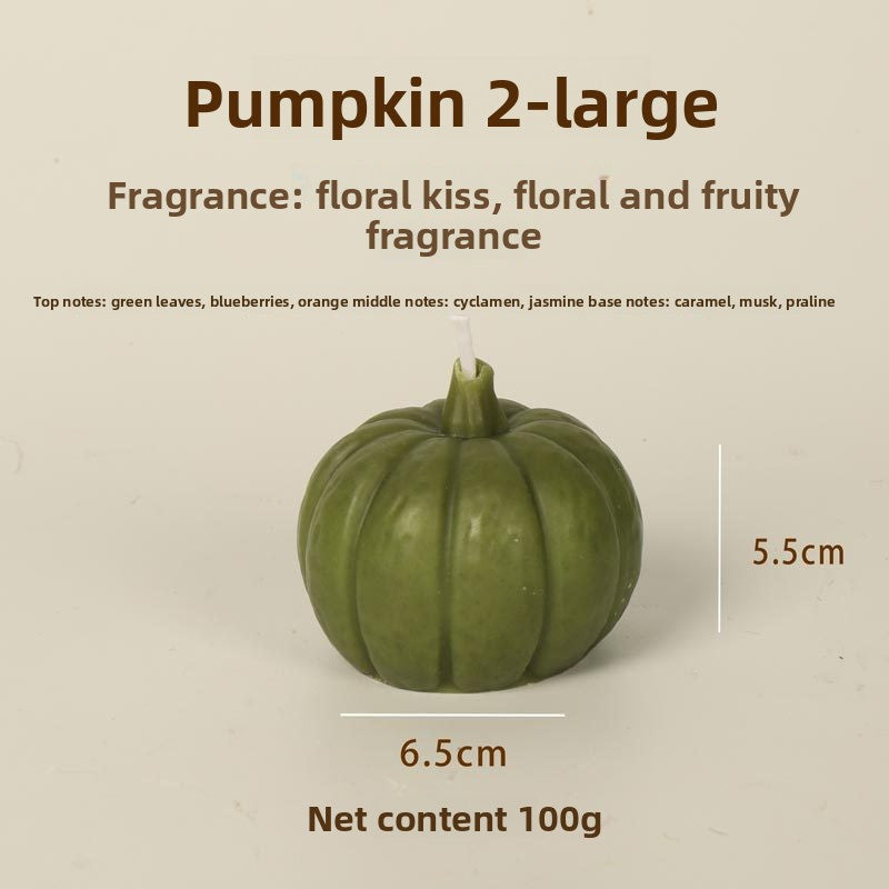 Halloween Pumpkin-Shaped Scented Candles