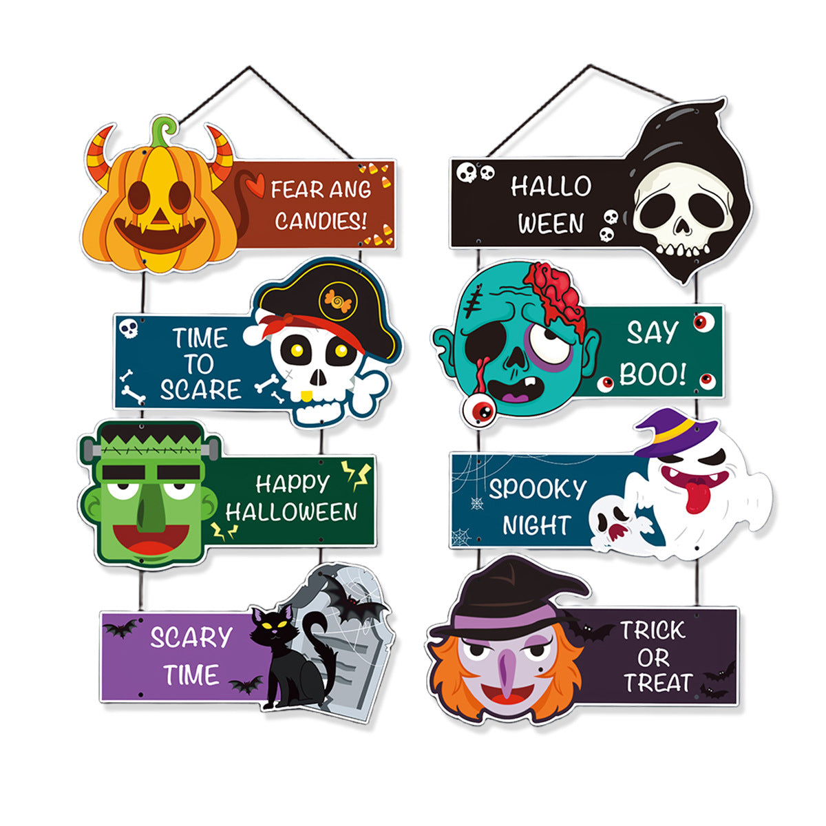 Halloween Paper Hanging Decoration