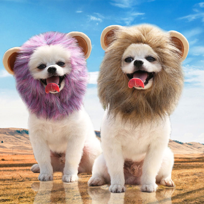 Halloween Lion Mane Hat for Dogs and Cats - Acrylic