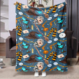 Halloween Printed Flannel Blanket