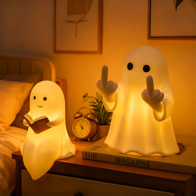 Halloween Reading Ghost Night Light