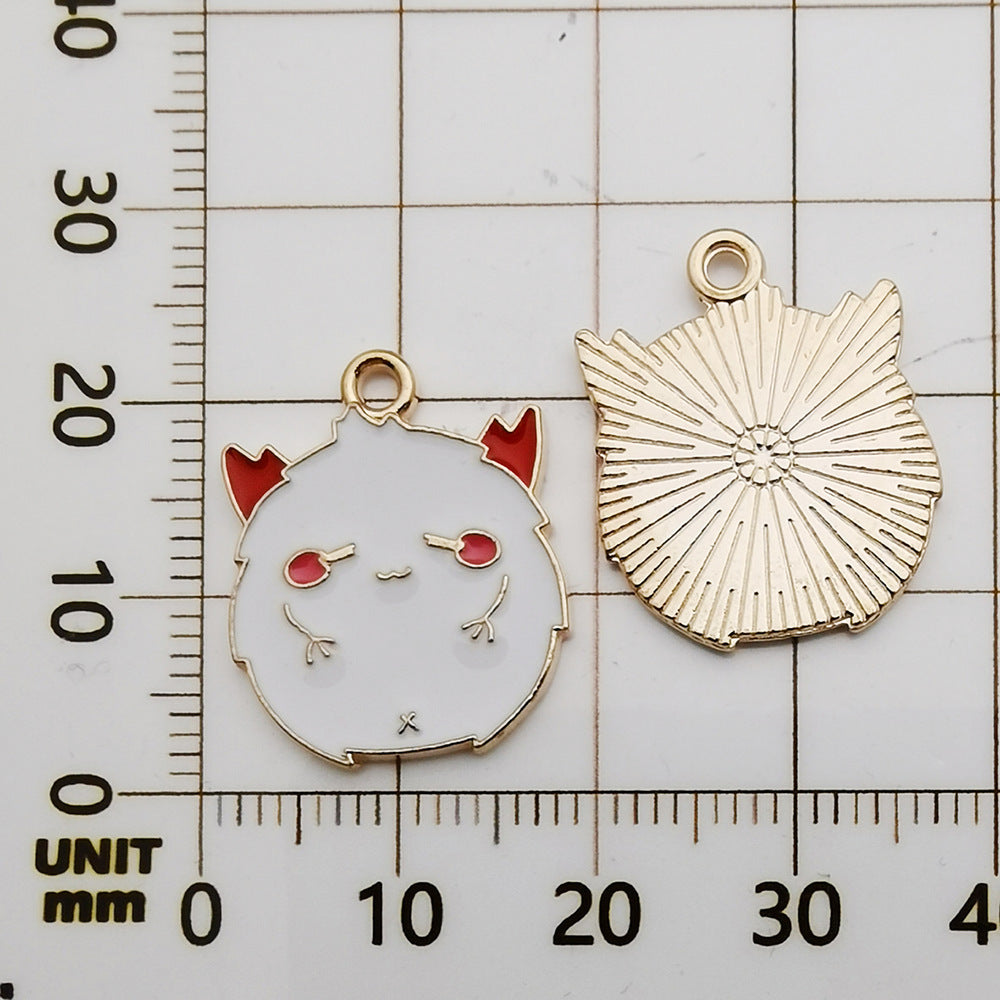 Halloween Enamel Jewelry Pendants - Alloy DIY Charms