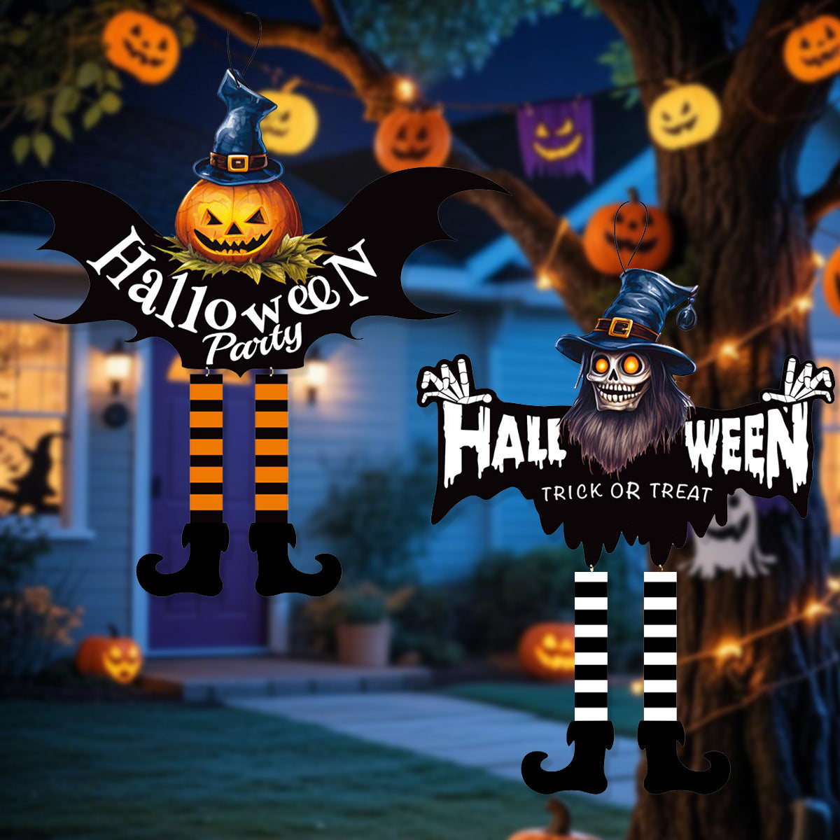 Halloween Paper Hanging Decoration