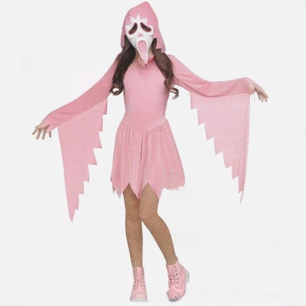 Halloween Witch Costume - Long Irregular Hem Cosplay Outfit - Polyester