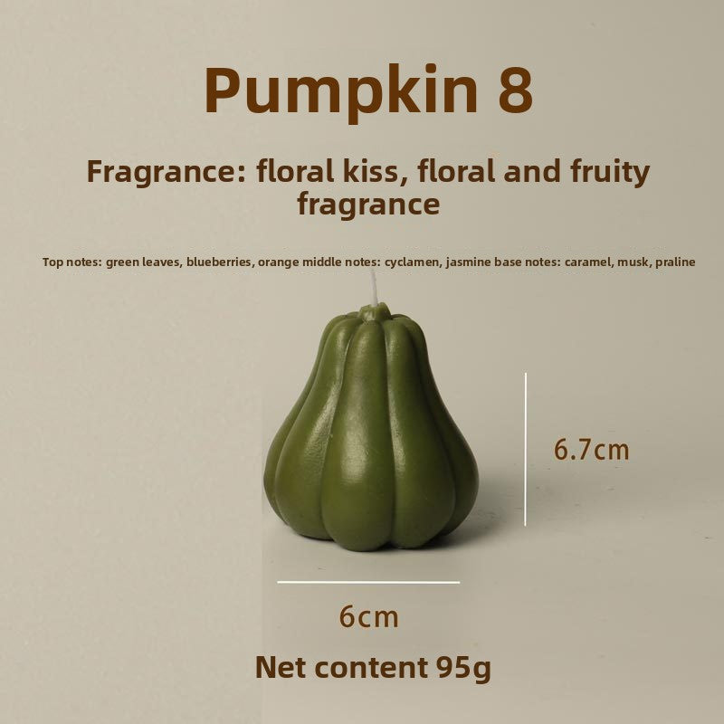 Halloween Pumpkin-Shaped Scented Candles