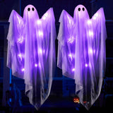 Halloween Ghost LED String Lights Outdoor Decorations - Plastic