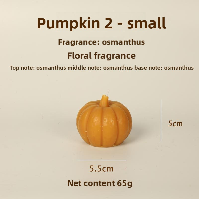 Halloween Pumpkin-Shaped Scented Candles