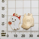 Halloween Enamel Jewelry Pendants - Alloy DIY Charms