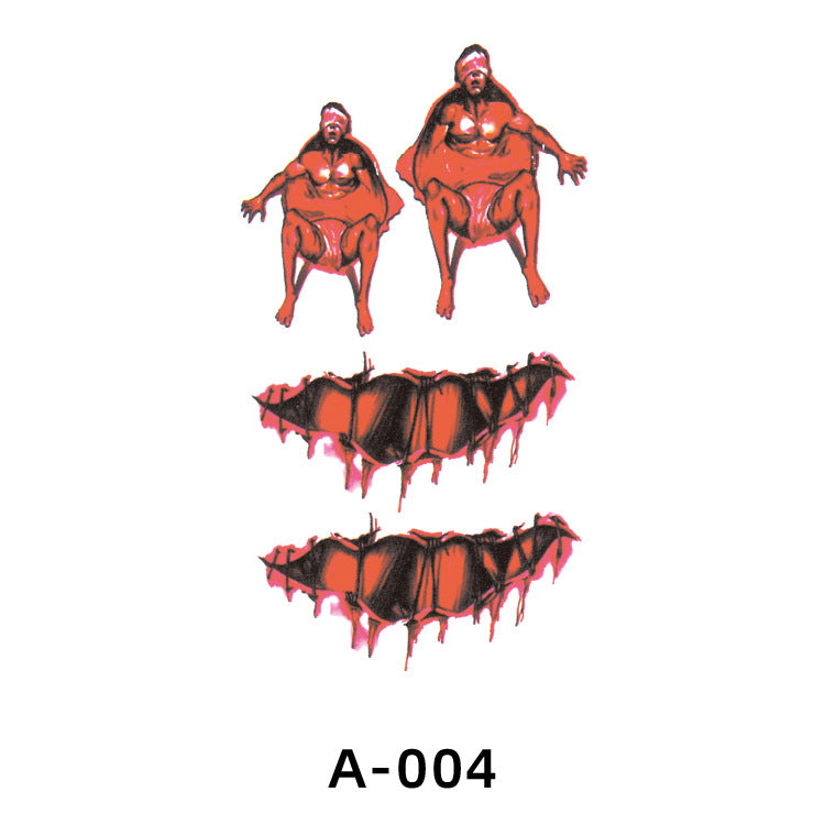 Halloween Fake Scar Tattoo Stickers