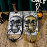 Halloween Pumpkin and Skull Doorbell with Lights and Sound - Plastic
