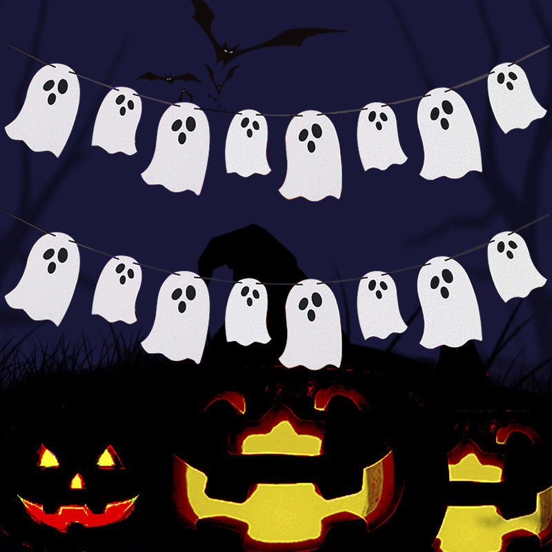 Halloween Ghost Paper Banner