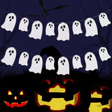 Halloween Ghost Paper Banner