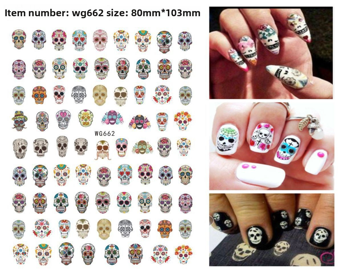 Halloween Nail Stickers - Vinyl