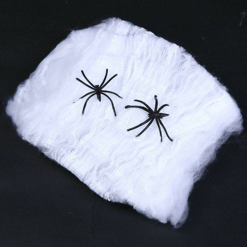 Halloween Synthetic Spider Web Decoration - Polyester