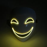 LED Glowing Anime Mask for Halloween Cosplay - Plastic