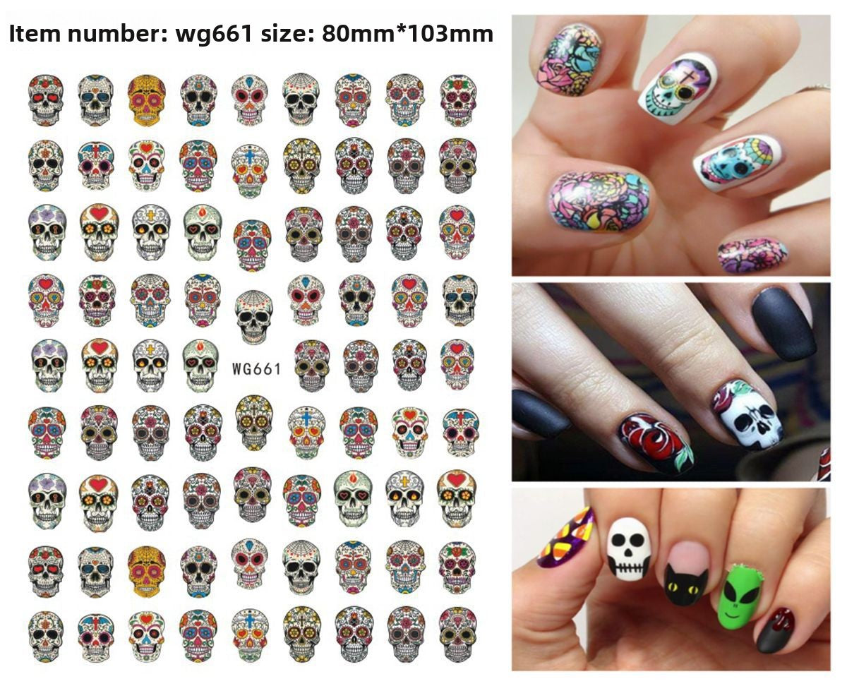 Halloween Nail Stickers - Vinyl