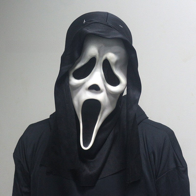 Halloween Latex and Fabric Ghost Mask