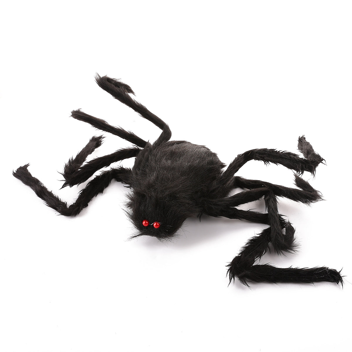 Halloween Plush Black Spider Prop