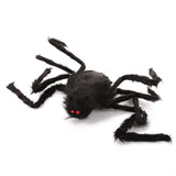 Halloween Plush Black Spider Prop
