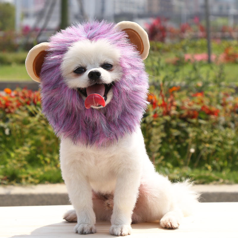 Halloween Lion Mane Hat for Dogs and Cats - Acrylic
