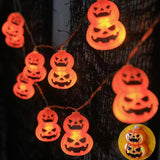 Halloween LED String Lights - Ghost, Spider and Pumpkin Designs