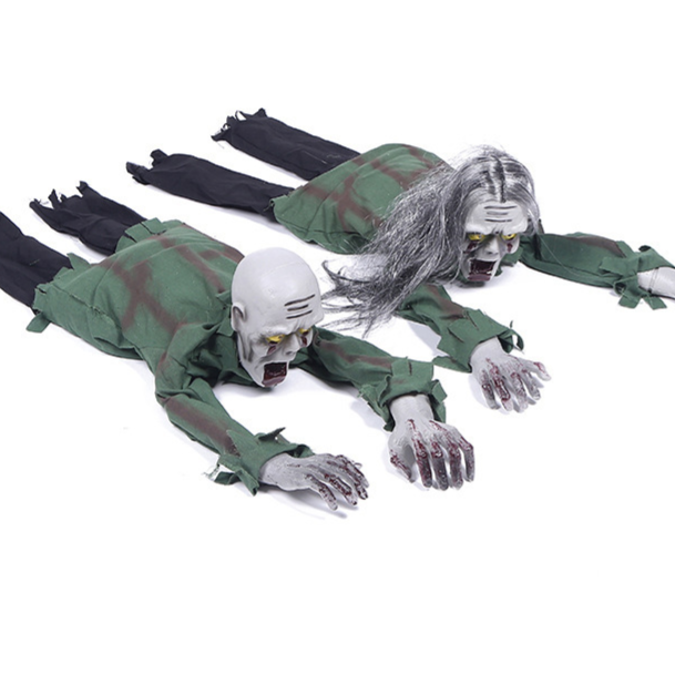 Halloween Electric Crawling Ghost Prop - 115 cm