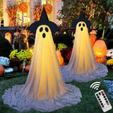 Halloween Light-Up Standing Ghost Yard Decoration