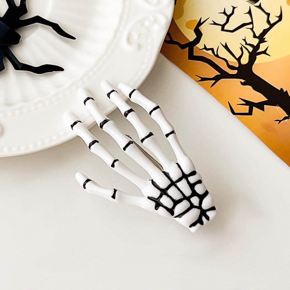 Halloween Skeleton Hand Hair Clip