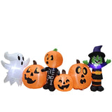 Halloween Inflatable Yard Decorations - Ghost, Pumpkin and Witch Designs