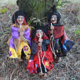 Halloween Witch Broom Decoration - Plastic