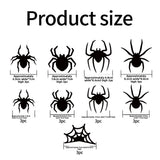 Halloween 3D Spider and Bat LED Wall Stickers - PVC