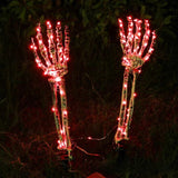 Halloween LED Skeleton Hand Garden Stake Light - Plastic