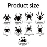 Halloween LED Bat and Spider Decorations - PVC