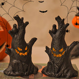 Halloween Ghost Tree Stump Night Light - Plastic