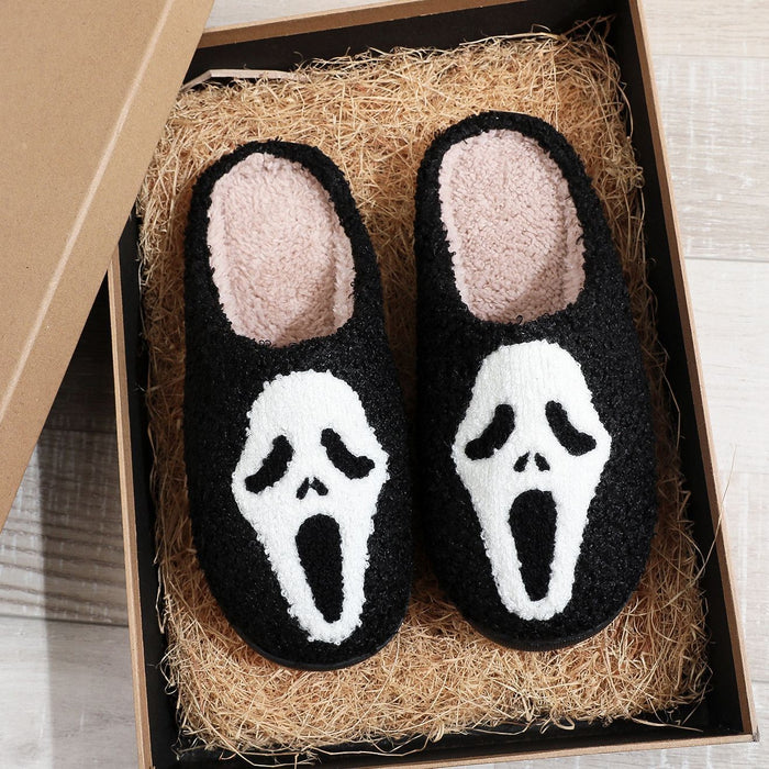 Halloween Plush House Slippers