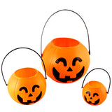 Halloween Pumpkin Candy Bucket - Plastic