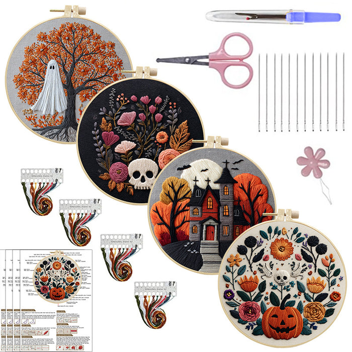 Halloween Embroidery Craft Kit