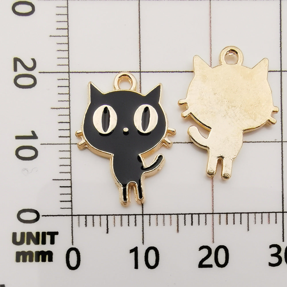 Halloween Enamel Jewelry Pendants - Alloy DIY Charms