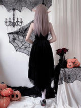 Halloween Gothic Costume Dress - Black and Red