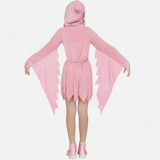 Halloween Witch Costume - Long Irregular Hem Cosplay Outfit - Polyester