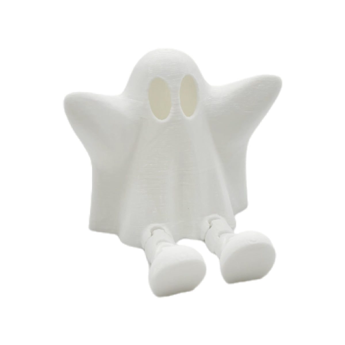 Halloween 3D Printed Articulated Ghost Figure - Plastic