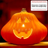 Halloween Light-Up Pumpkin Lantern - Plastic