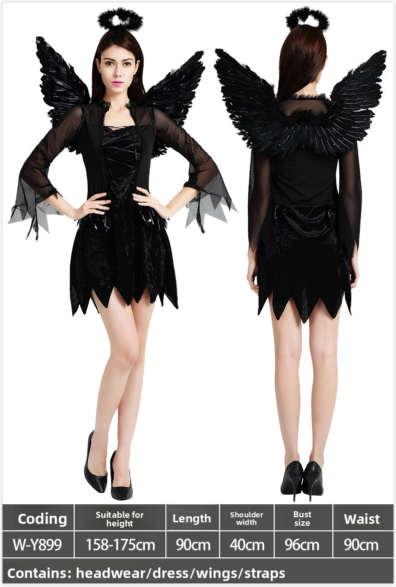 Halloween Witch Costume Dress - Cotton