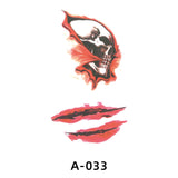 Halloween Fake Scar Tattoo Stickers