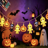 Halloween Battery-Powered LED String Lights
