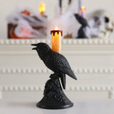 Halloween Crow LED Flameless Candle - Plastic