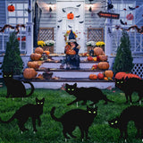 Halloween Black Cat Yard Sign - PVC