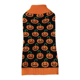Halloween Pumpkin Knit Pet Sweater - Acrylic